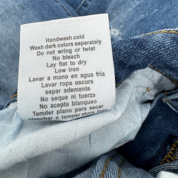 Judy Blue Jeans Womens 28 (28x26 ACTUAL) Relaxed Fit Distressed Denim Stretch - Picture 9 of 10